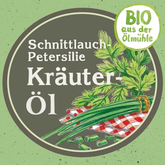 Bayrisches Bio Kräuteröl - Schnittlauch & Petersilie