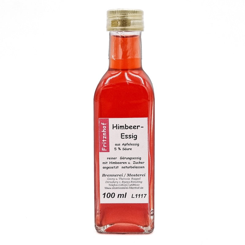 Himbeeressig in Glasflasche, 100 ml – Fritznhof