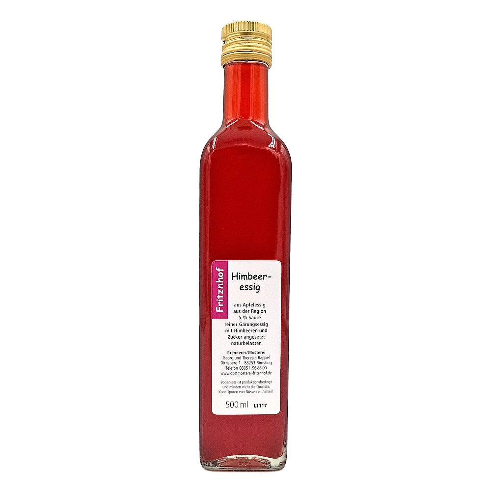 Himbeeressig in Glasflasche, 500 ml – Fritznhof