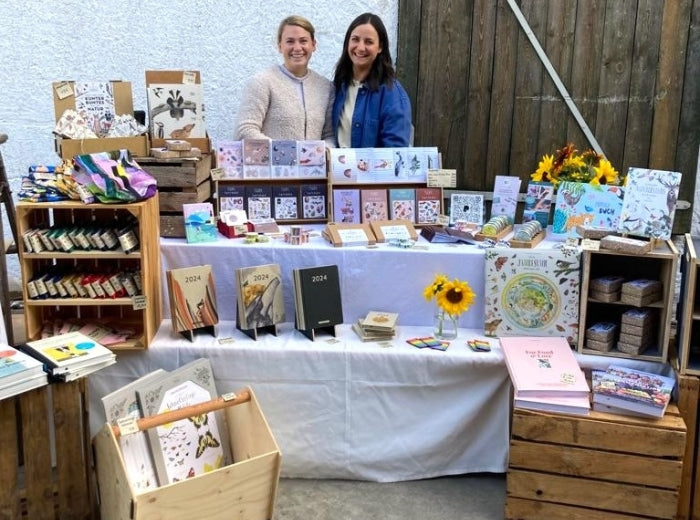 Leelas Stand auf Hoffest in der Ölmühle Garting