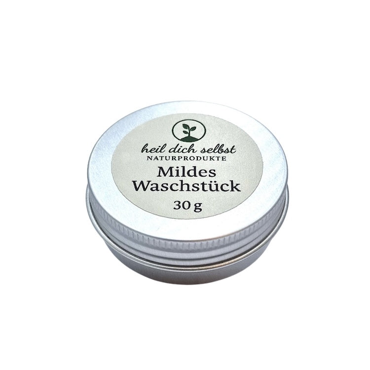 Mildes Waschstück – Feste Gesichtsreinigung Naturkosmetik