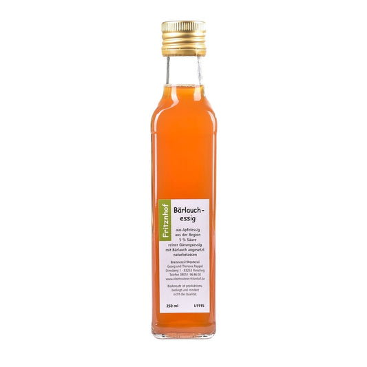 Bärlauchessig in Glasflasche, 250 ml – vom Fritznhof