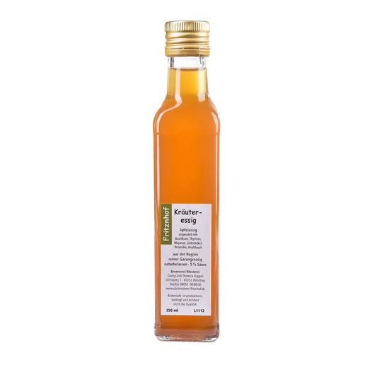 Kräuteressig in Glasflasche, 250 ml – vom Fritznhof